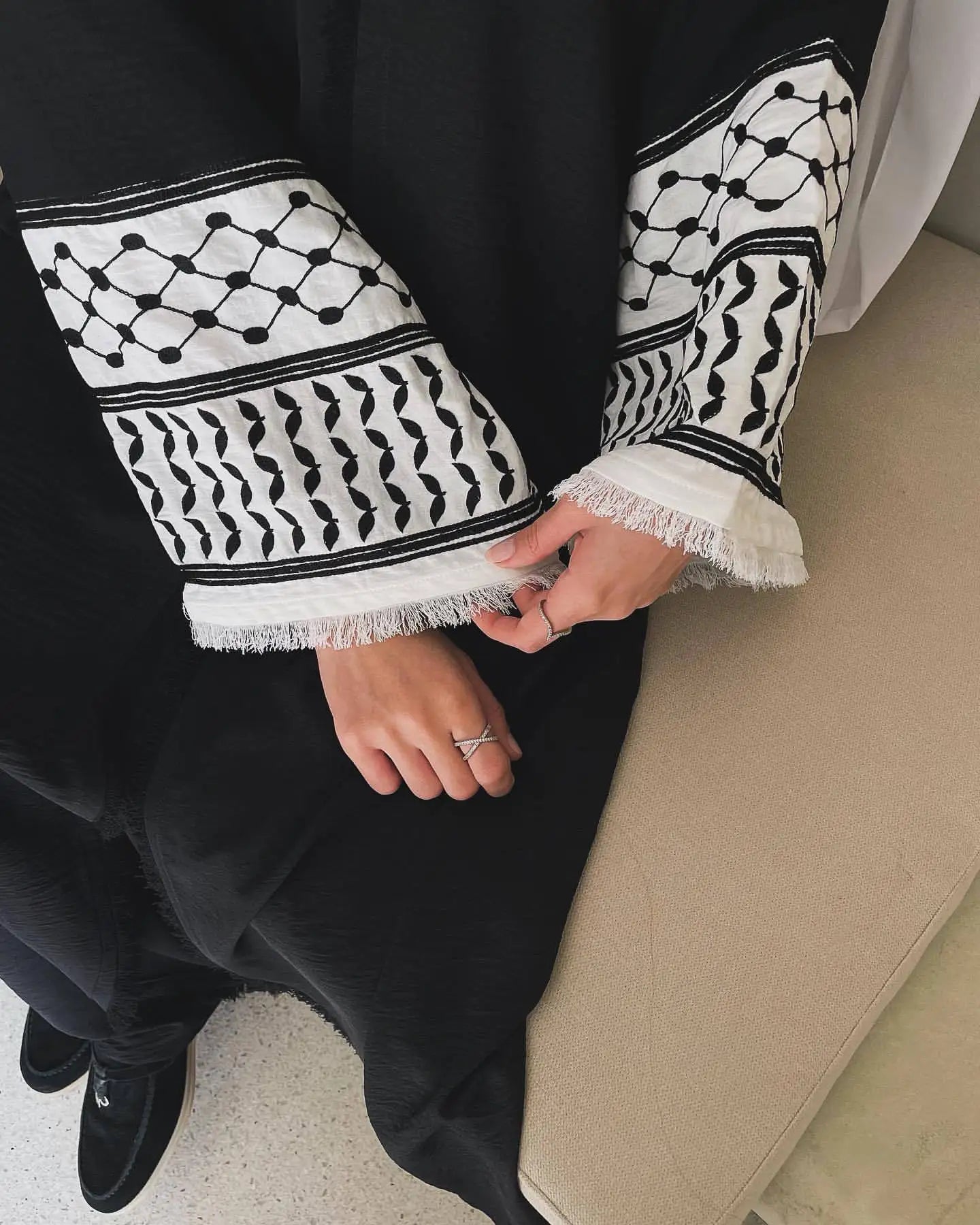 Palestinian Kuffiyeh Abaya