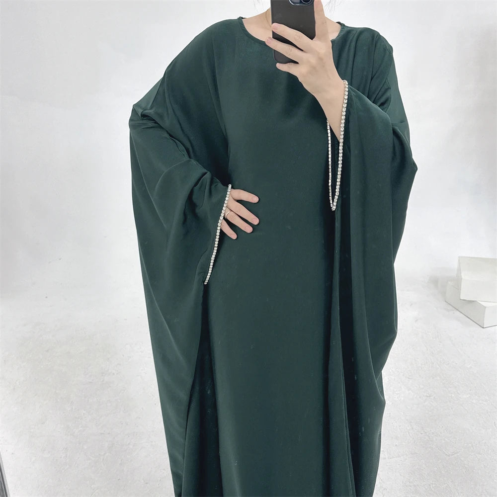 Yasmine Crystal Batwing Abaya