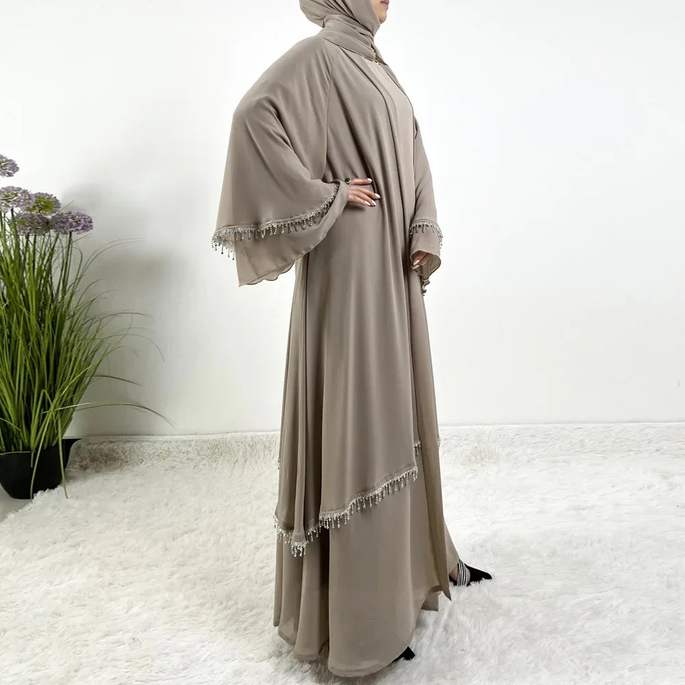 Sultana 4 piece Crystal Abaya