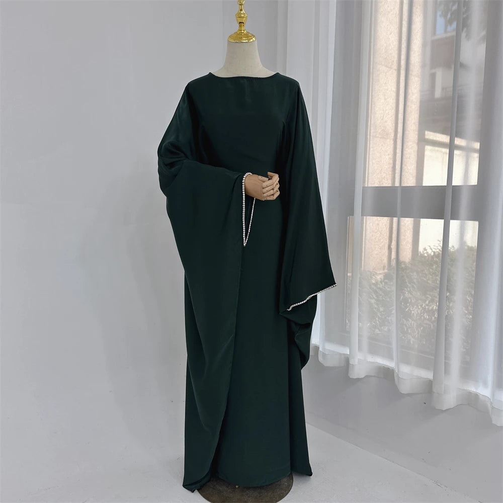 Yasmine Crystal Batwing Abaya