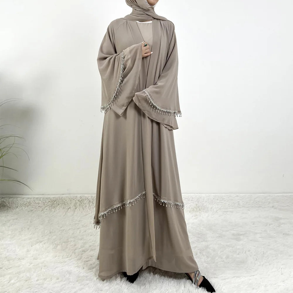 Sultana 4 piece Crystal Abaya