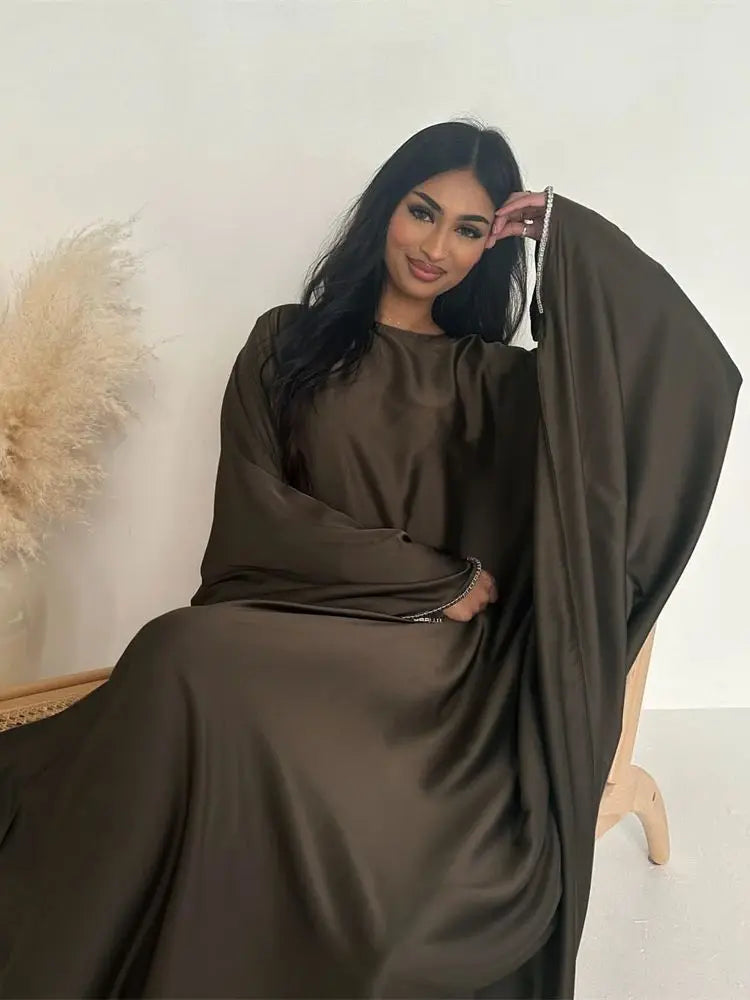 Yasmine Crystal Batwing Abaya