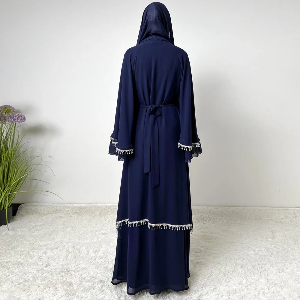 Sultana 4 piece Crystal Abaya