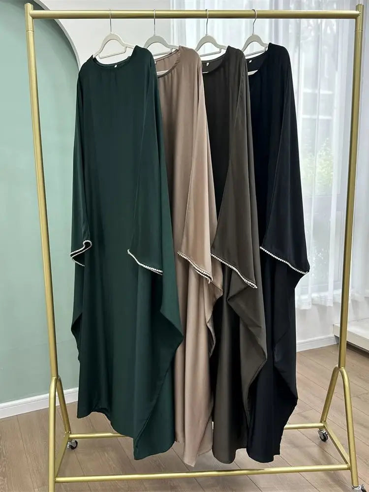 Yasmine Crystal Batwing Abaya