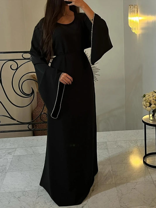 Simple Crystal Abaya