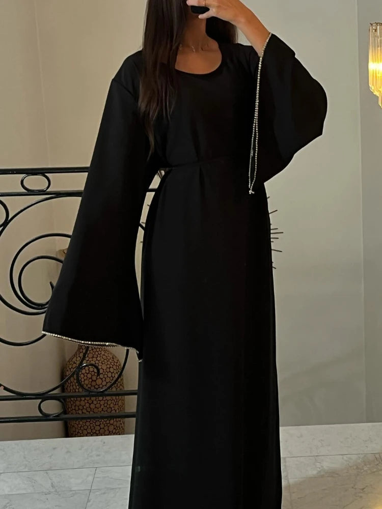 Simple Crystal Abaya