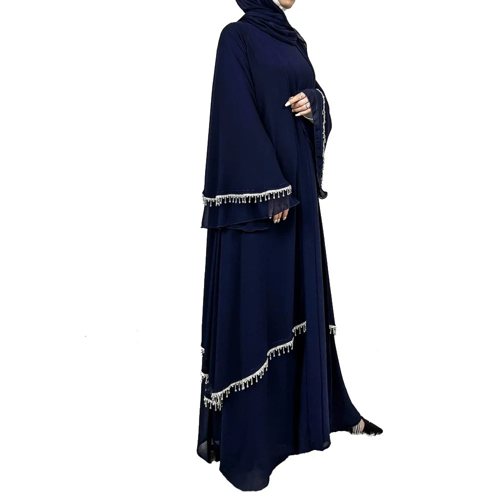 Sultana 4 piece Crystal Abaya